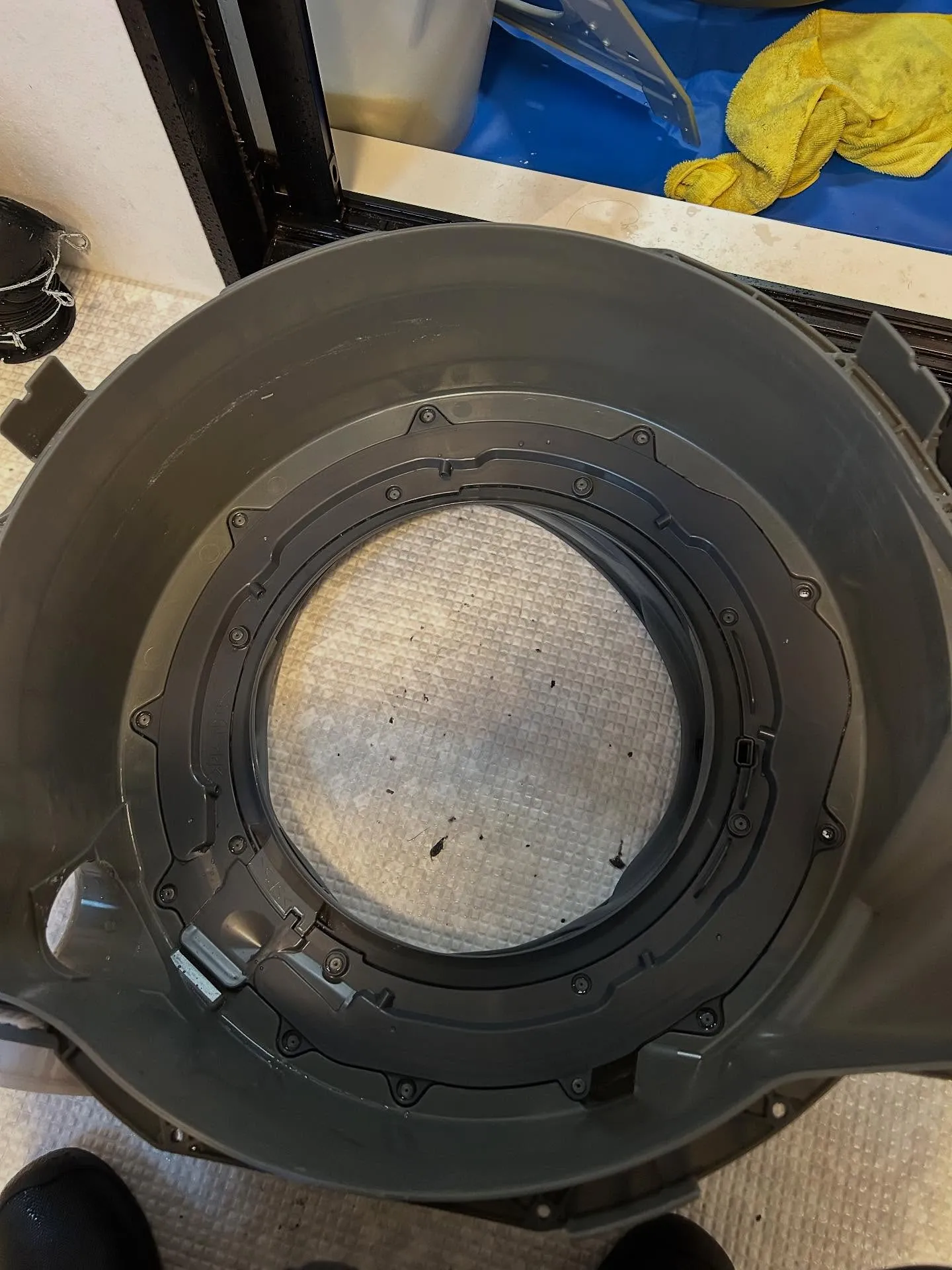 ドラム式洗濯機分解クリーニング